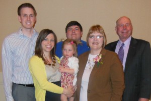 The Fritzemeier family pictured after the Master Farmer and Master Farm Homemaker Ceremony.