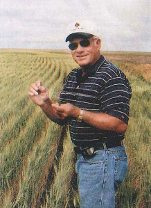 Kenneth Palmgren, a farmer from Edson, loves the wheat industry and what he does.